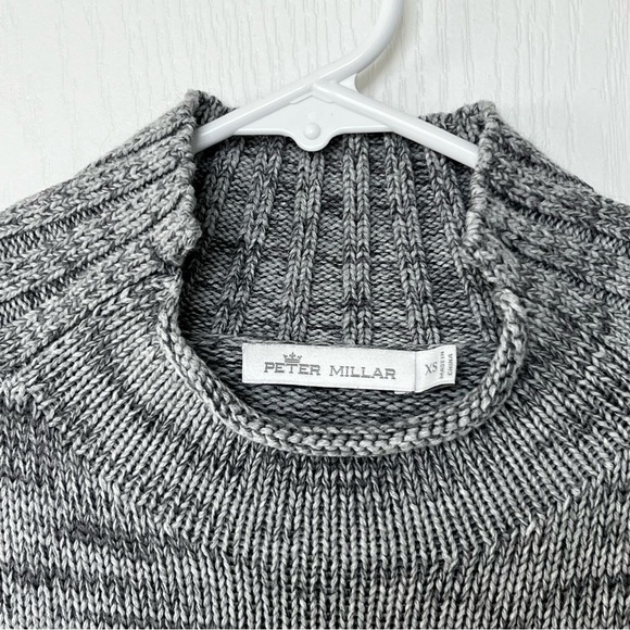 Peter Millar Women’s Merino Wool Cottonn Blend Sweater Size XS Gray - Picture 3 of 13